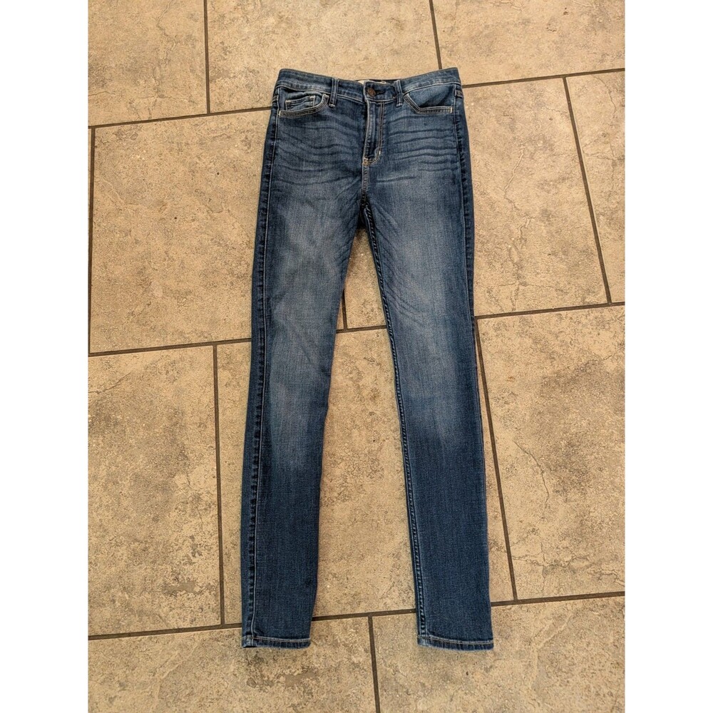 Hollister High Rise Super Skinny Jeans 3R W26 L30 Blue Stretch Denim